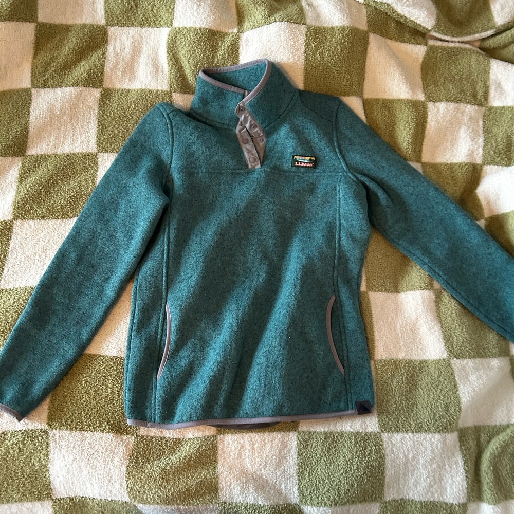 Ll bean quarter button up!